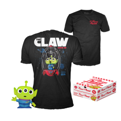 Подаръчен комплект Funko POP! TOY STORY Collectors Box: ALIEN THE CLAW (GLITTER) (L) POP! & Tee 